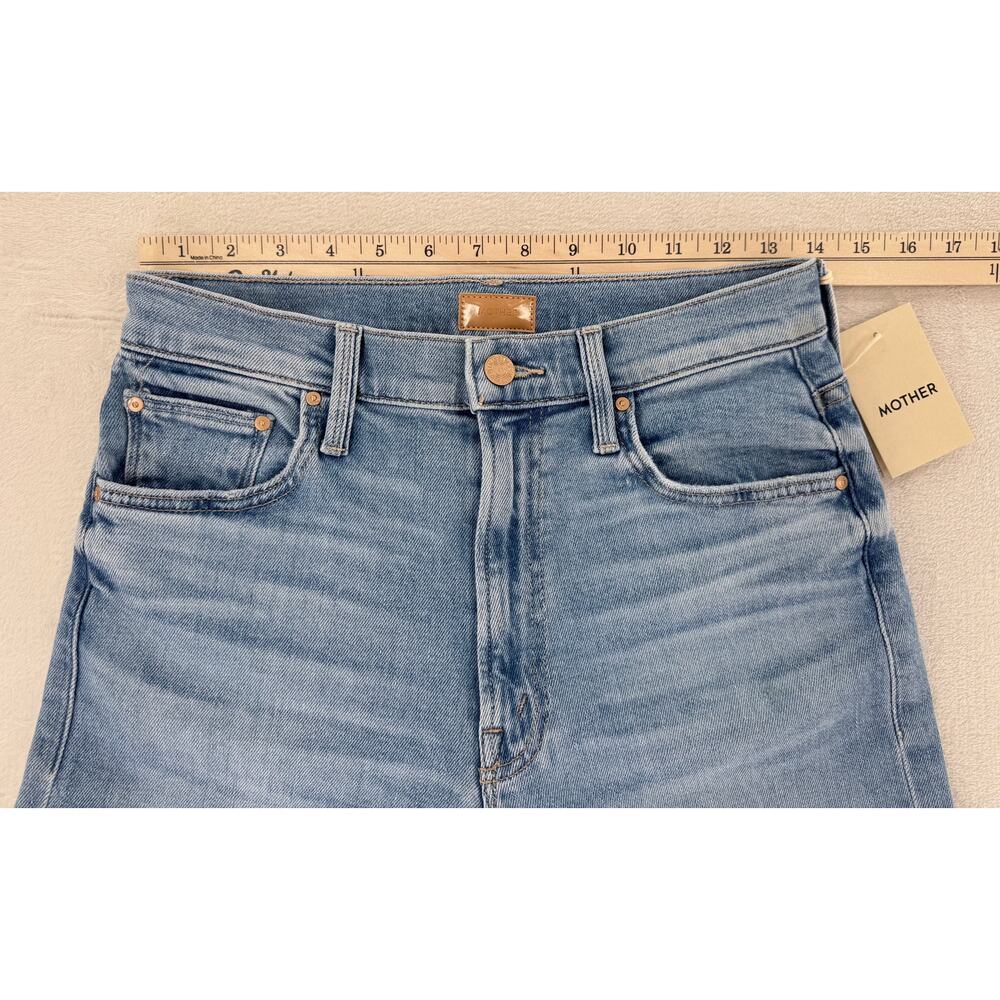 Mother Jeans The Rambler Zip Ankle Relaxed Straight Look Ma No Hands 27 NWT - Picture 4 of 10